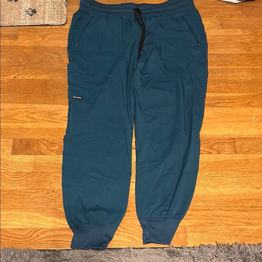 Grey's Anatomy Blue Joggers Relaxed Fit Elastic Cuffs